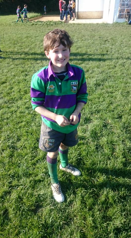 From Dragons to muddy Minety RFC, Gloucestershire UK. A long way from UWC East! Thanks, Dragons, for such a great start for Tom and his rugby. Once a Dragon, always a Dragon!