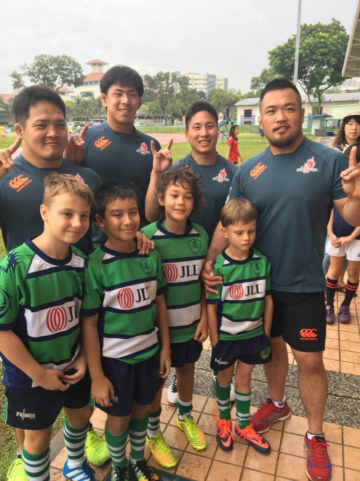 U9s with the Sunwolves coaching clinic